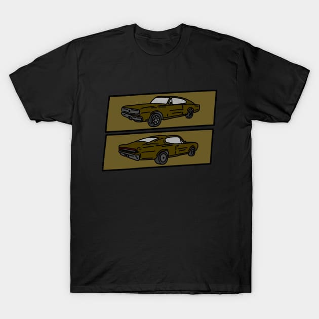 classic muscle car T-Shirt by fokaction